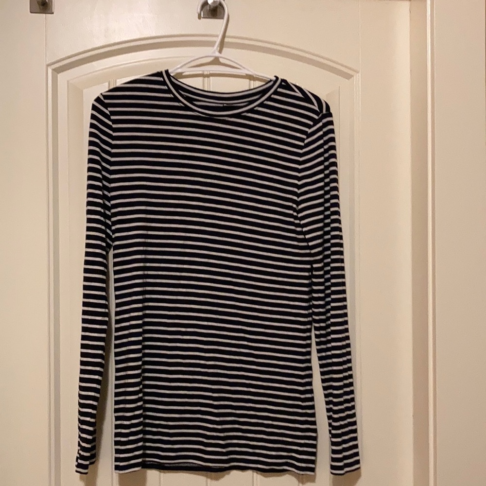 Lou and Grey striped long sleeve shirt